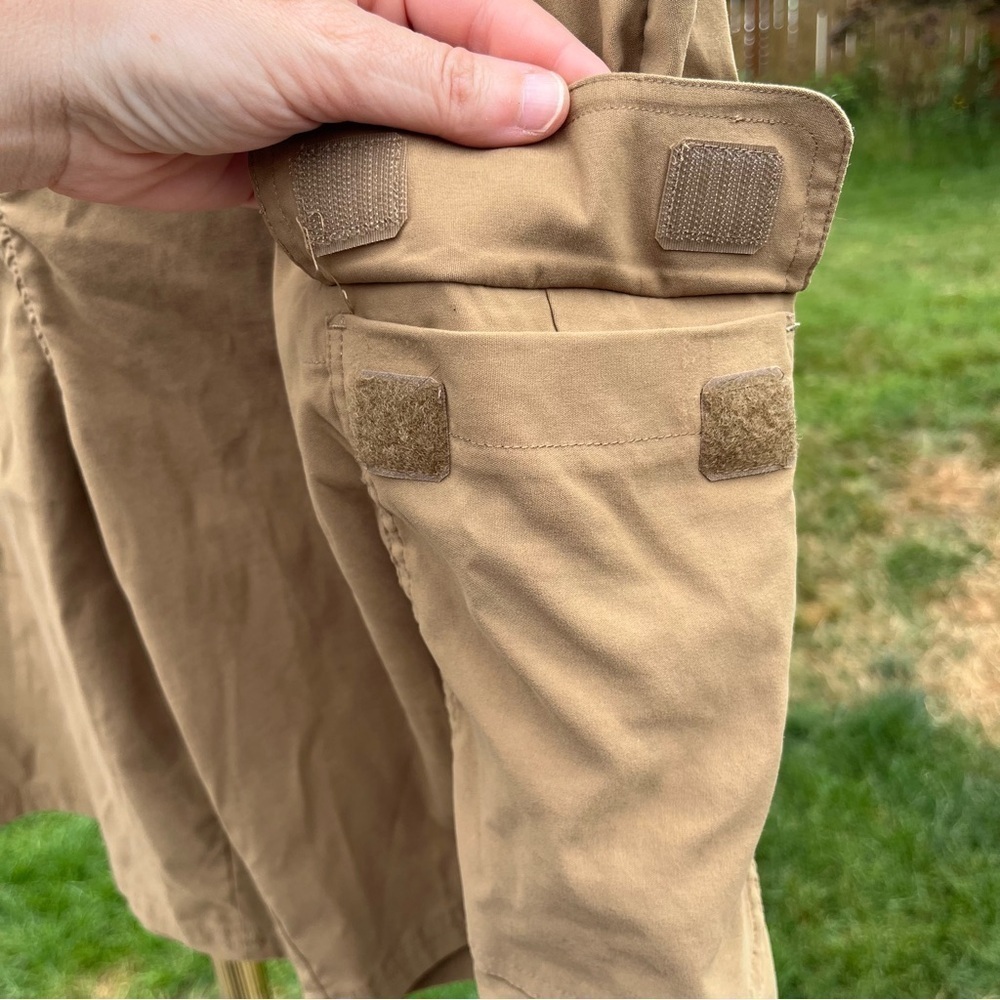 ORVIS ~ Men’s Brown Nylon Outdoor Fishing Cargo Shorts - Picture 3 of 8